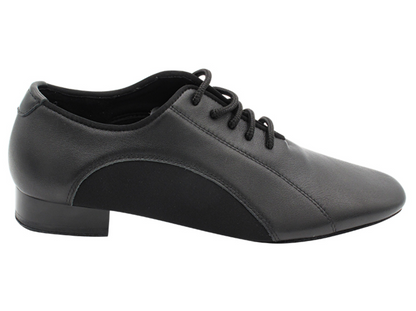 Zapato de salón hombre piel napa negra (suela partida)